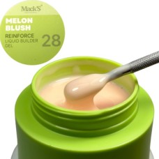 Gel de unghii pt modelare si extensie UV/LED, 15 g, Macks 28 Reinforce Melon Blush